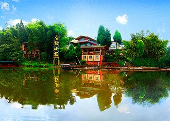 四面山农家乐 桃花岛金龙山庄